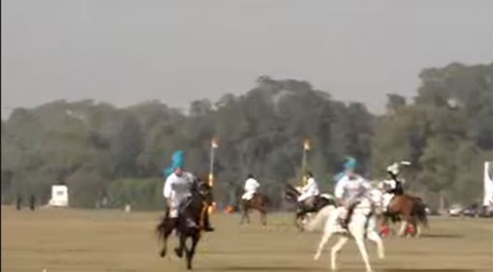 tent pegging