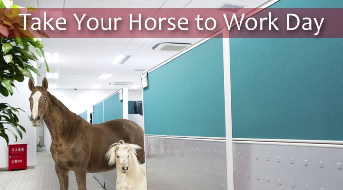 take your horse to work day