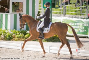 Sandra Auffarth of Germany takes over the lead in World Equestrian Games eventing
