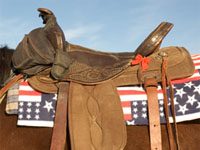 Ride to Remember will recognize and support veterans this November western saddle flag