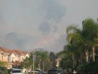 Fires blaze out of control in Southern California wildfire