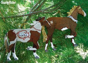 Personalized Holiday Horse Ornaments