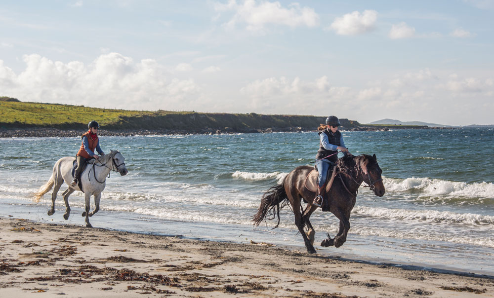 Beach Riding in Ireland
