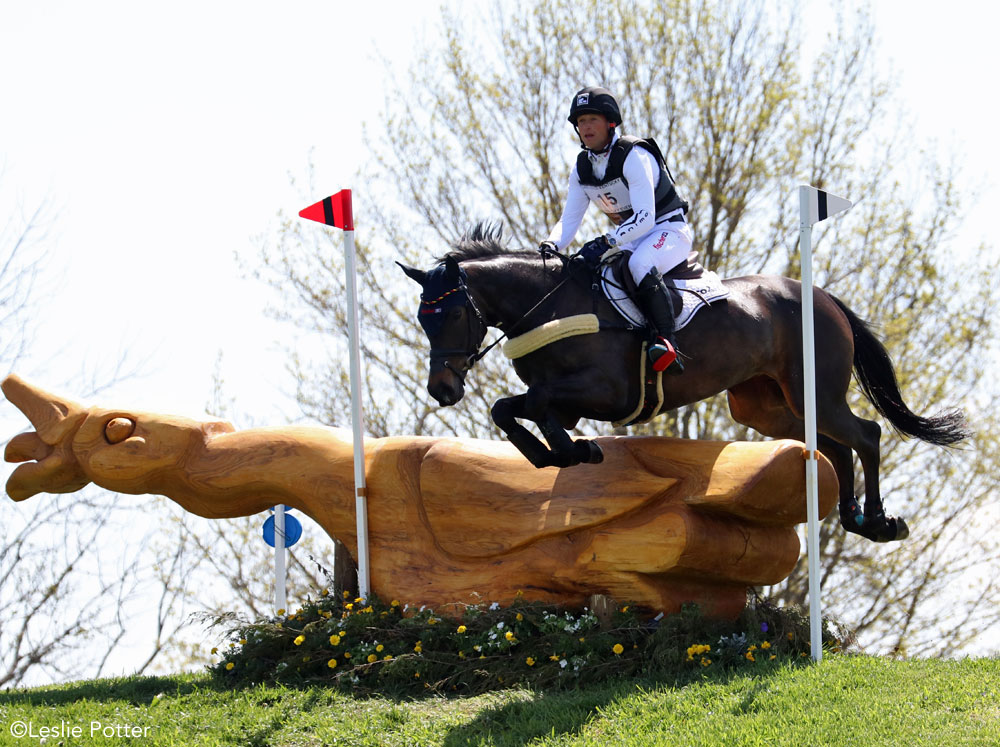 Michael Jung and fischerRocana FST in the 2018 land rover kentucky cross-country class.