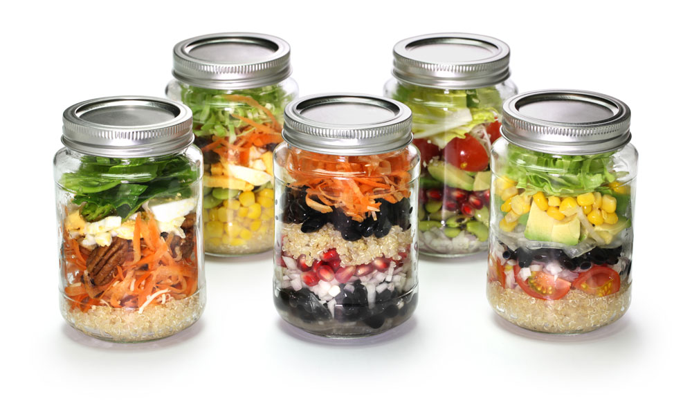 Salads in a jar