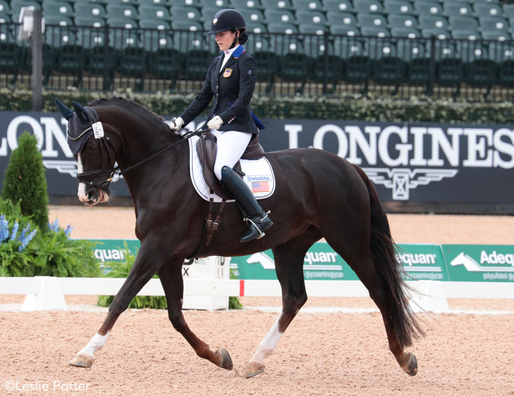 Angie Peavy and Royal Dark Chocolate of the U.S. 2018 WEG