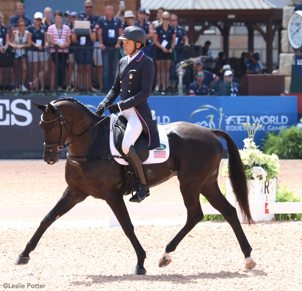 Boyd Martin ant Tsetserleg of the U.S. 2018 WEG