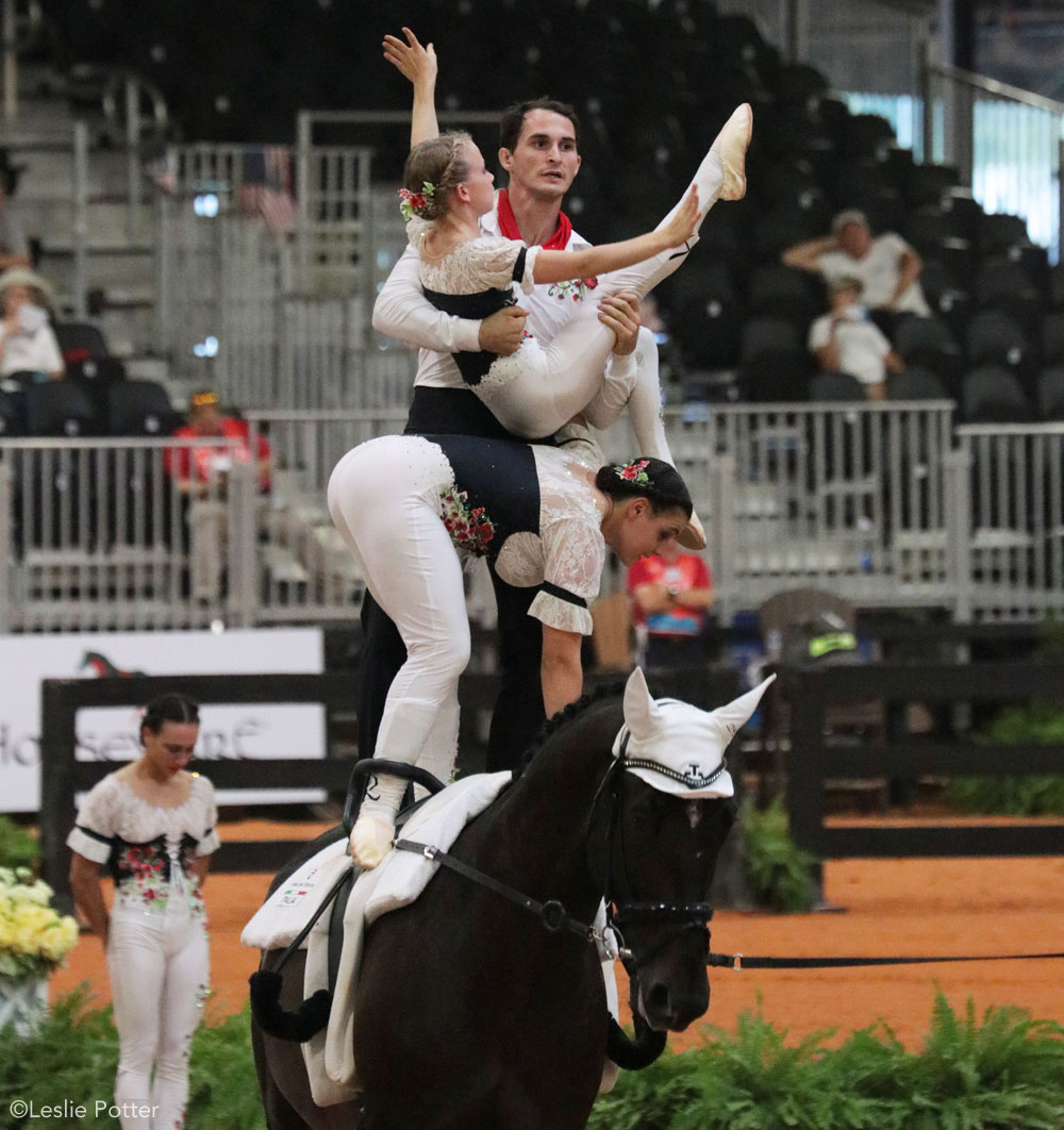 Italy vaulting team 2018 WEG