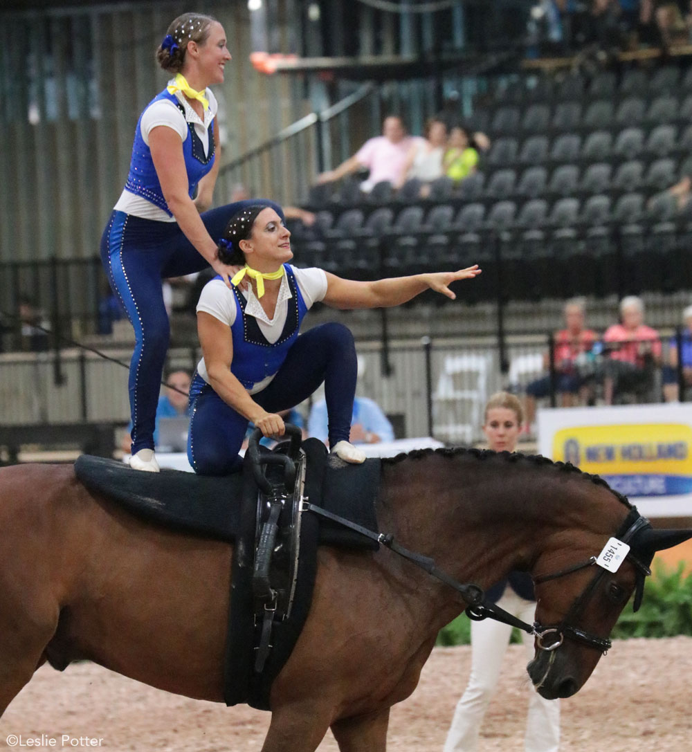 Kathryn Keville and Florence Rubinger of the U.S. 2018 WEG