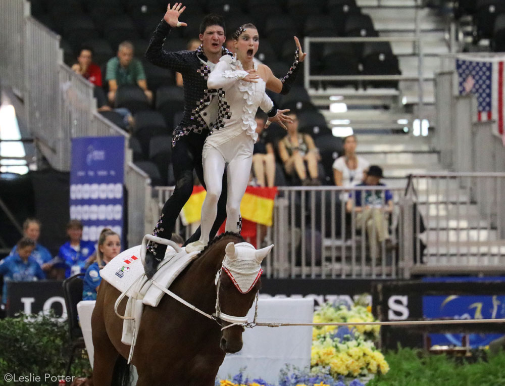 Jasmin Lindner and Lukas Wacha of Austria.