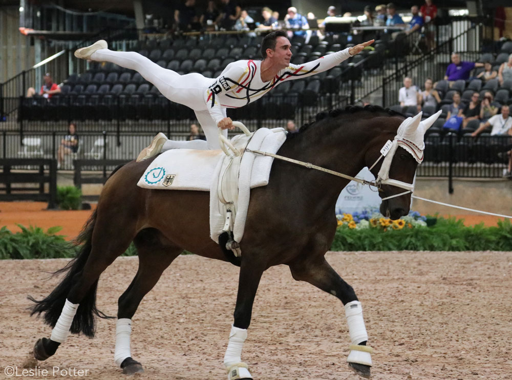 Germany's Thomas Brüsewitz and Danny Boy OLD. 2018 WEG