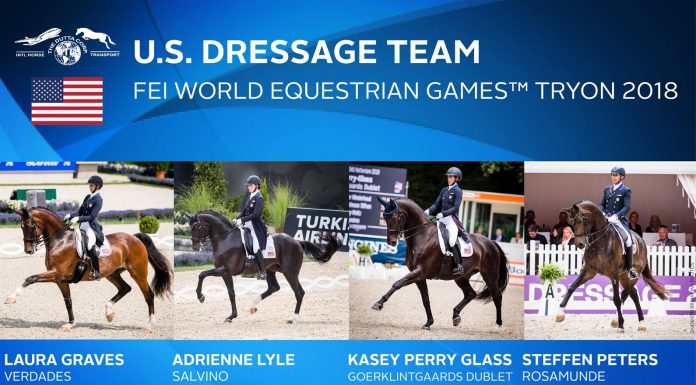 U.S. Dressage team for the 2018 WEG