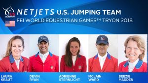 US Equestrian Names NetJets® U.S. Jumping Team for the FEI World Equestrian Games™ Tryon 2018