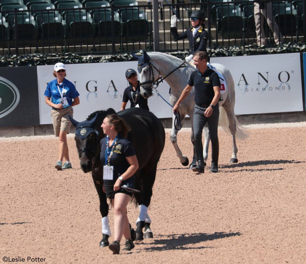 Pui Ting Natasha Tse and Baxo of Hong Kong 2018 WEG