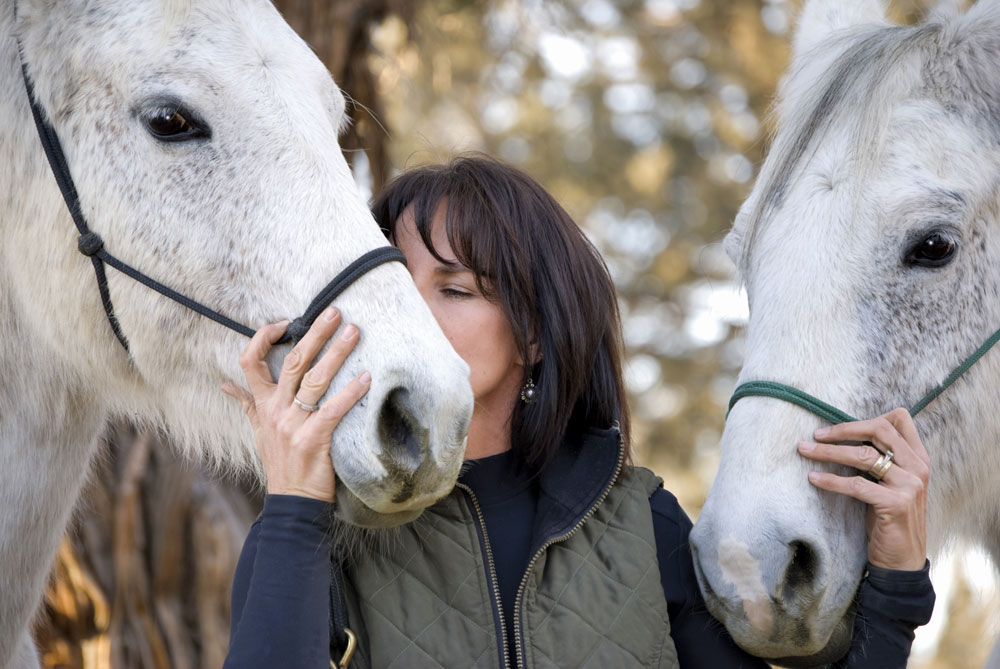 Woman with horses