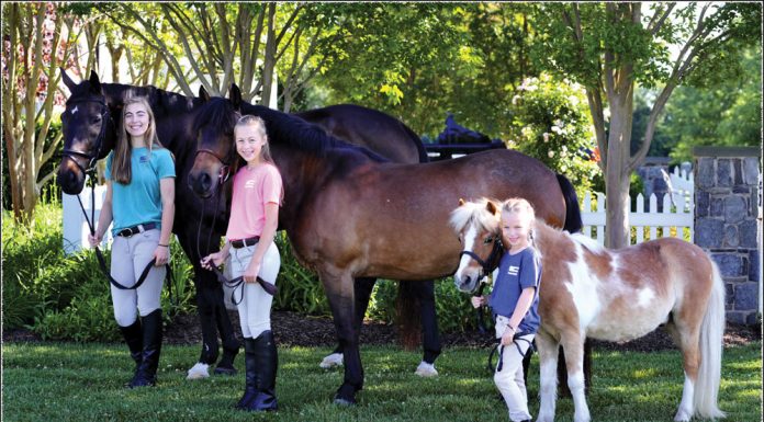 American Pony Outfitters founders with their horses