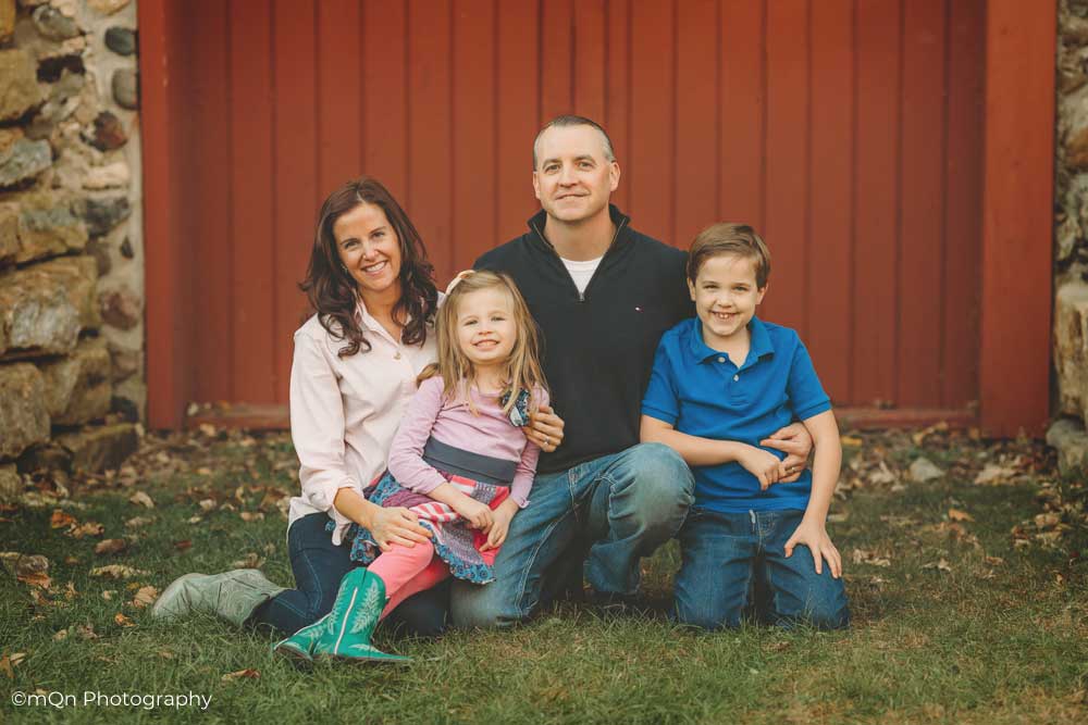 The author and her family