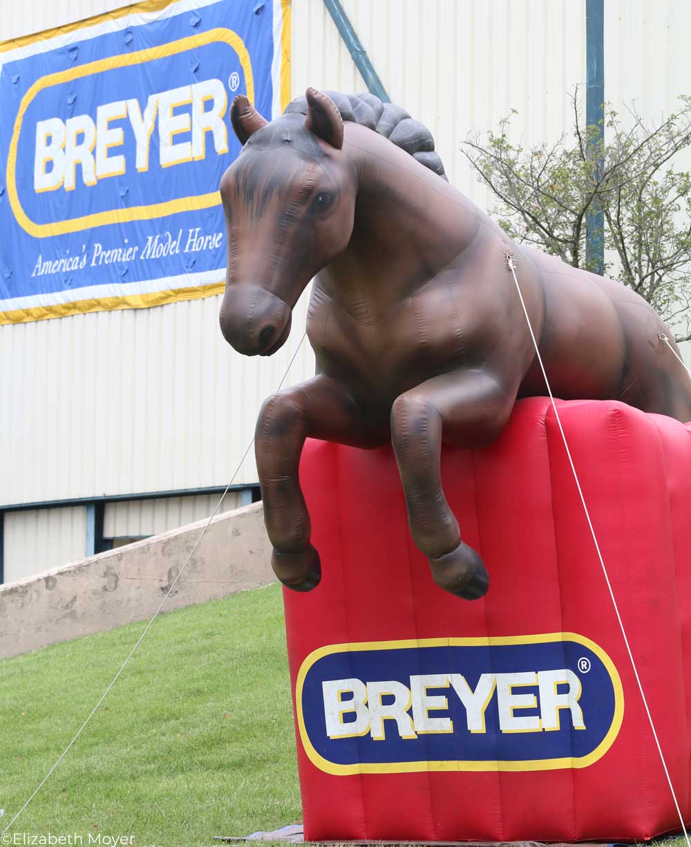 Fluffy, the inflatable BreyerFest horse