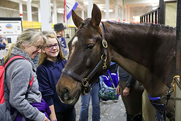 Two women with horse at Equine Affaire-2021 Equine Affaire tickets