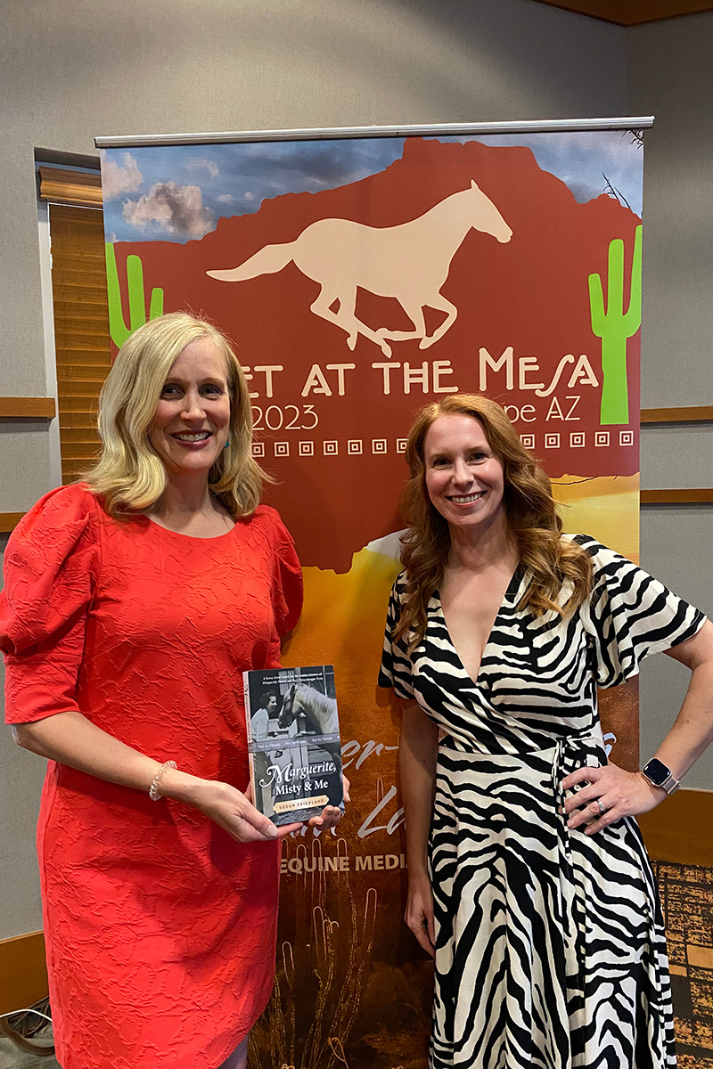 Barn Banter host Susan Friedland and editor in chief Holly Caccamise