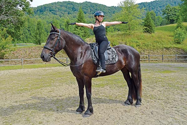 horseback yoga