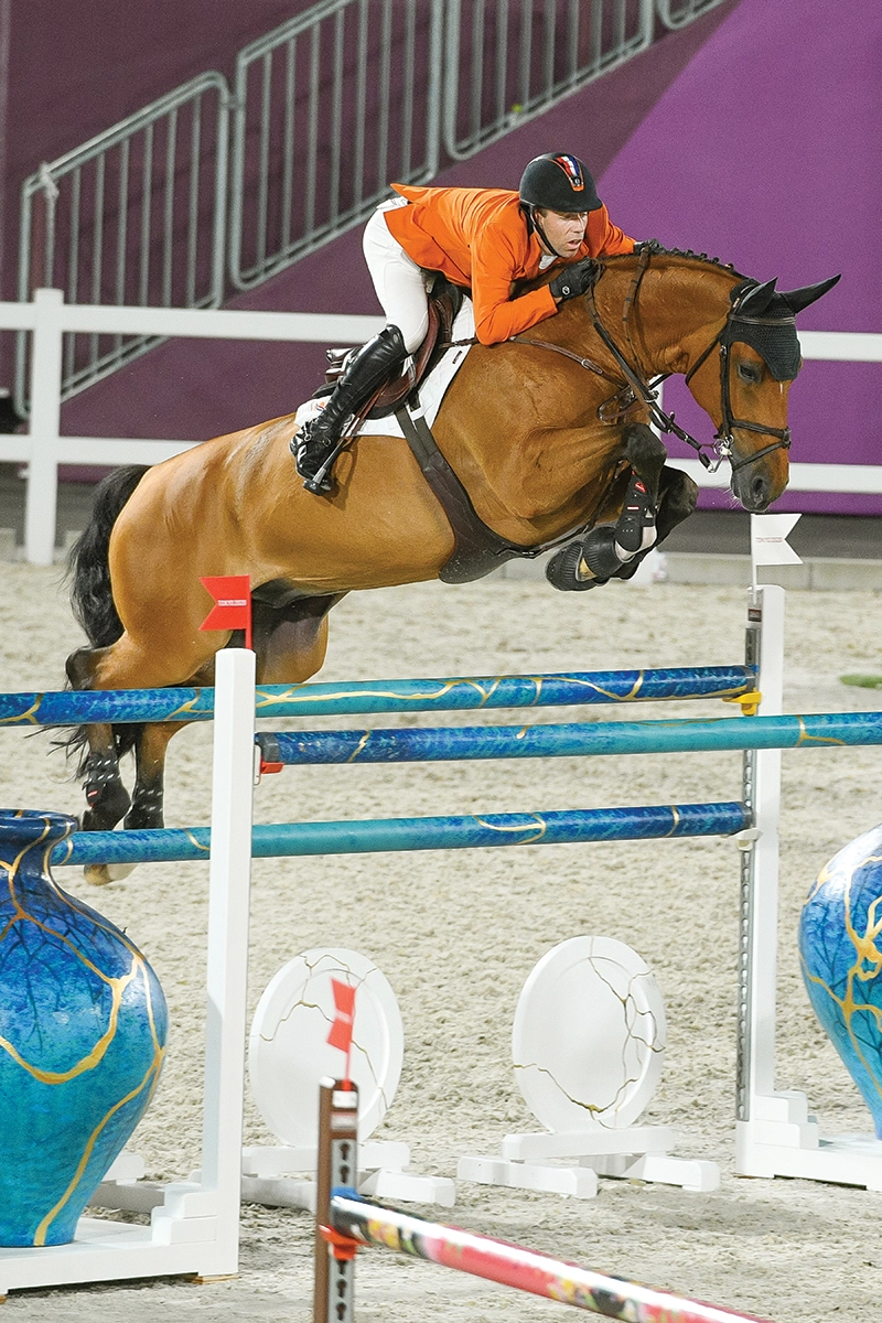 Dutch rider Maikel van der Vleuten jumping Beauville Z.