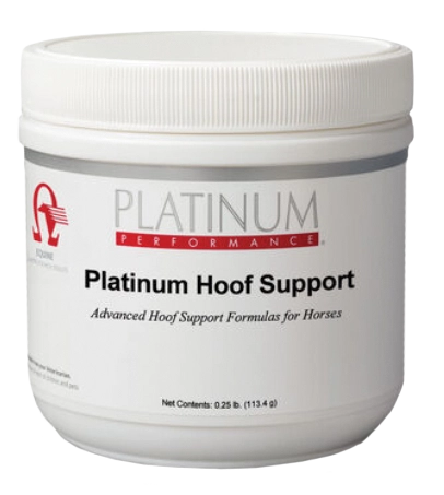 Platinum Hoof Support, a healthy hoof product.