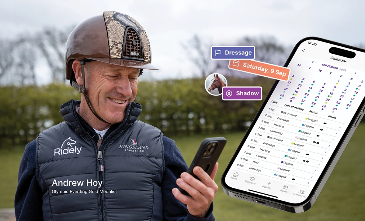 A look into the Ridely riding app.