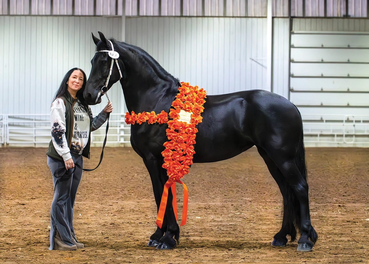 Kasi Barrow and her mare, Daenerys Van Scarpa Kroon AAA.
