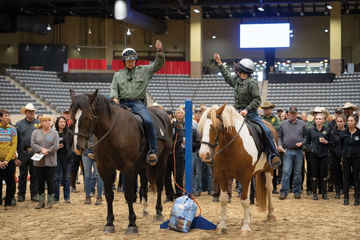 Teams of officers exhibit varying levels of skill attend the annual Colloquium Training and Competition.
