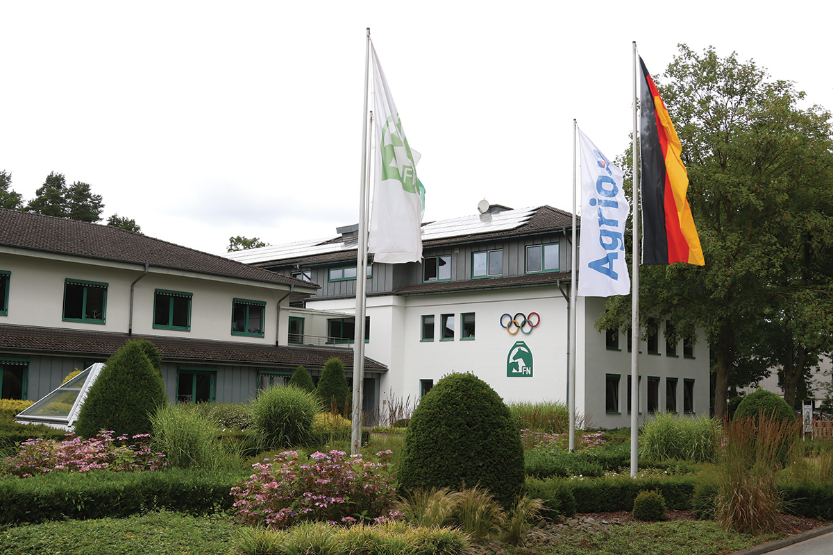 The Olympic Training Center and German Equestrian Federation headquarters in Warendorf.