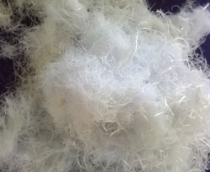 A synthetic fiber blend.