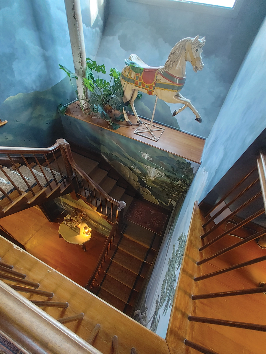 Windrock Farm’s carousel horse.