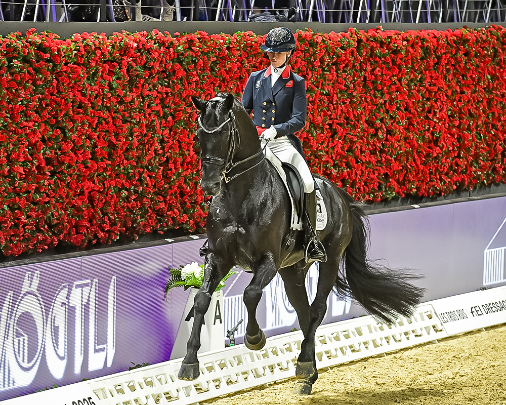 Great Britain’s Charlotte Fry and Glamourdale as the 2025 FEI World Cup Dressage Final champions. See if they'll repeat in Fort Worth in 2026.