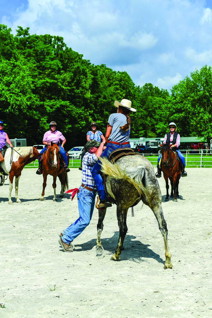 equestrian self-defense