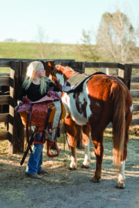 horse riding with kids