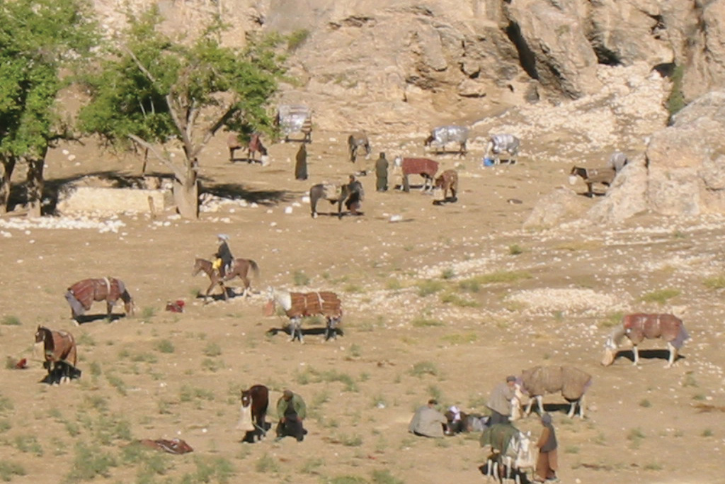 War camp in Afghanistan