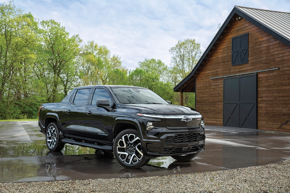 A Chevy Silverado electric truck made to haul.
