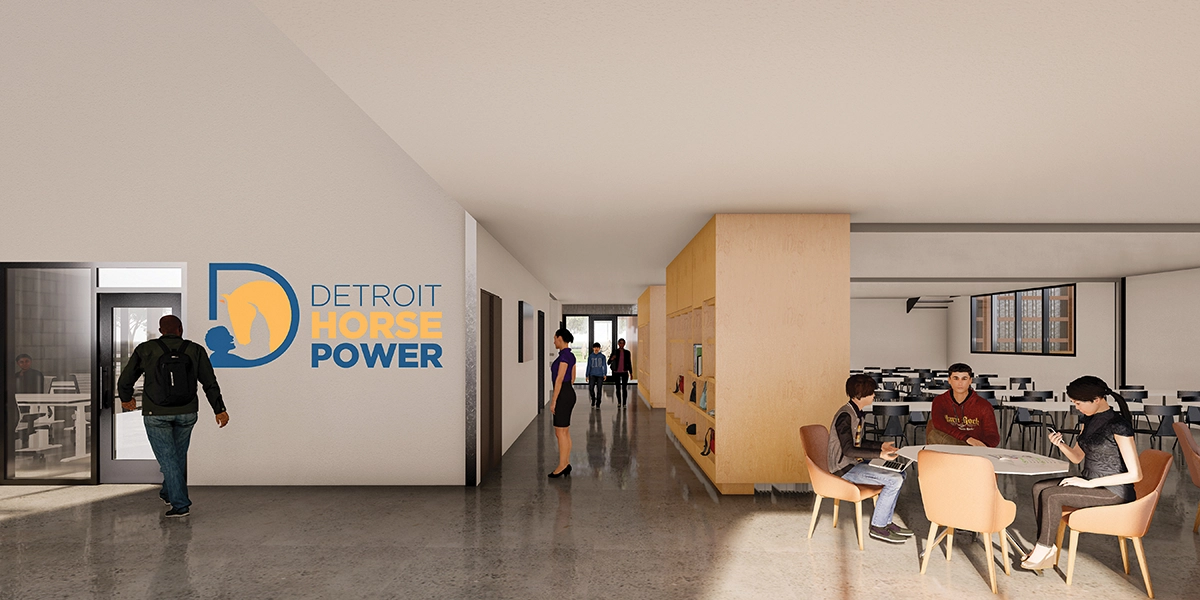 A rendering of the new facility.