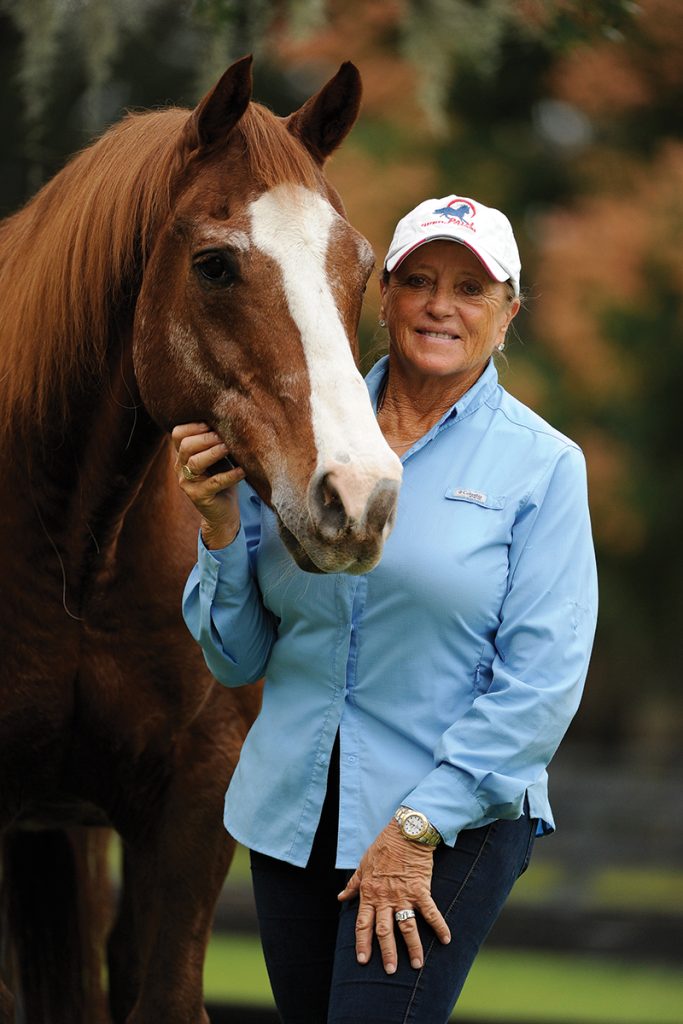 female equestrian Lynn Palm