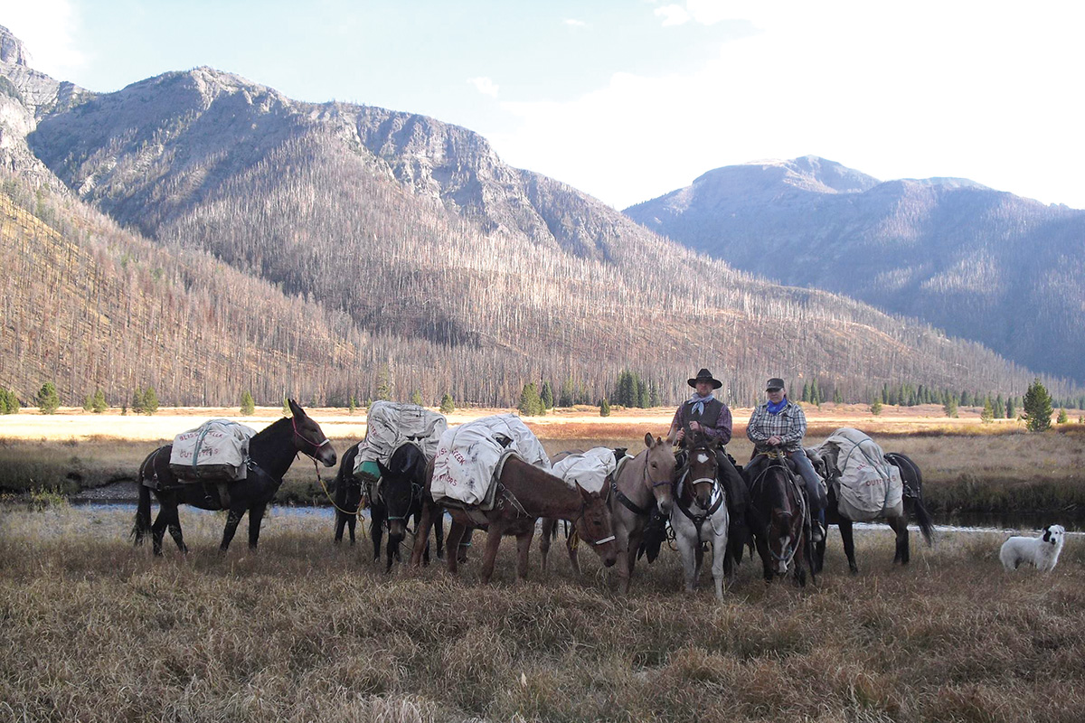A pack trip with Bliss Creek Outfitters 