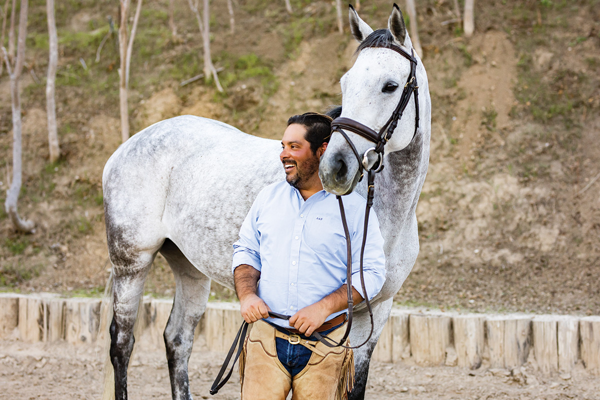 Chris Cervantes, an advocate for equestrians of color