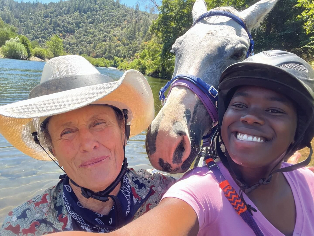 Jones, Valdivia and Love Story at the Tevis Cup.