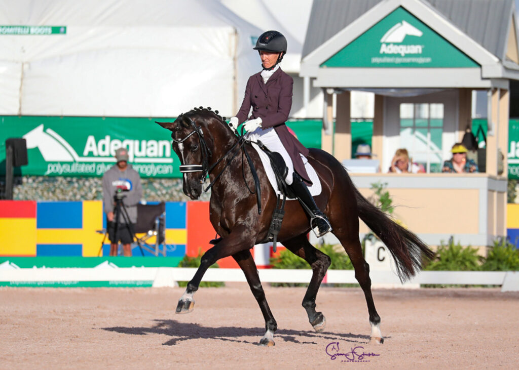 Alice Tarjan riding dressage