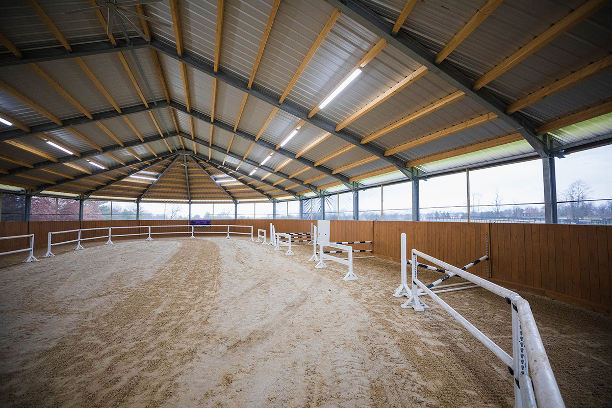 A horse arena