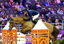 FEI World Cup Finals Competition Underway In Omaha Daniel Deusser and Scuderia 1918 Tobago Z from Germany took third in the 2023 FEI World Cup Finals jumper speed class