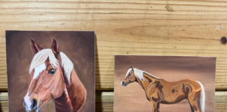 Art by Willow – Custom Embellished Horse Prints.