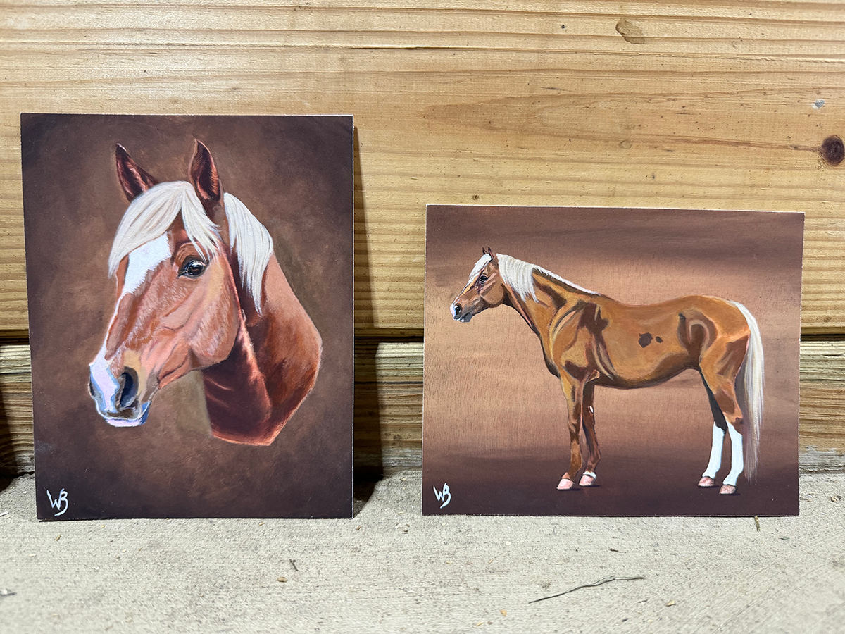 Art by Willow – Custom Embellished Horse Prints.