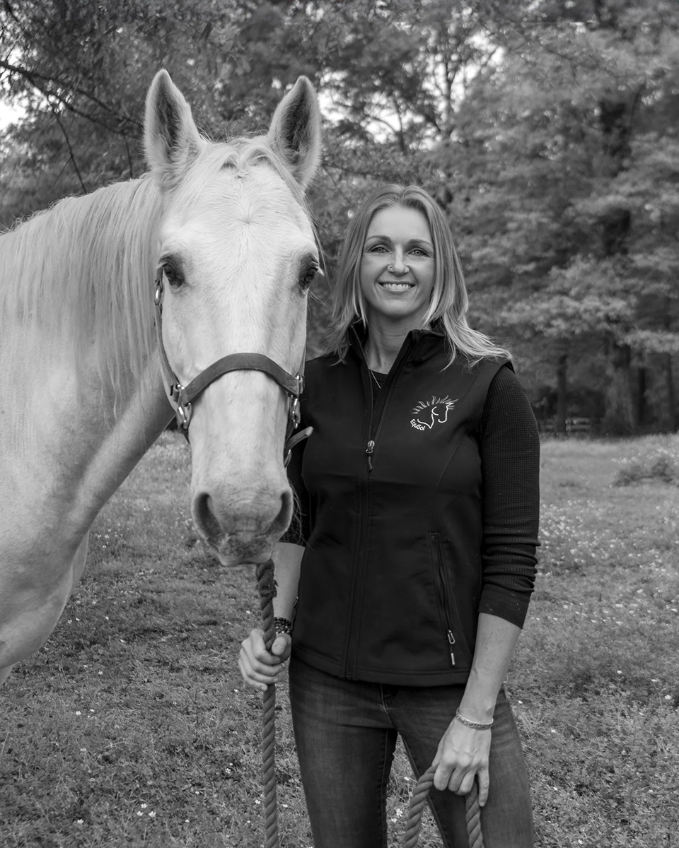 Jackie Jolie of EquiSol, the sponsored guest on episode 36 of Barn Banter.