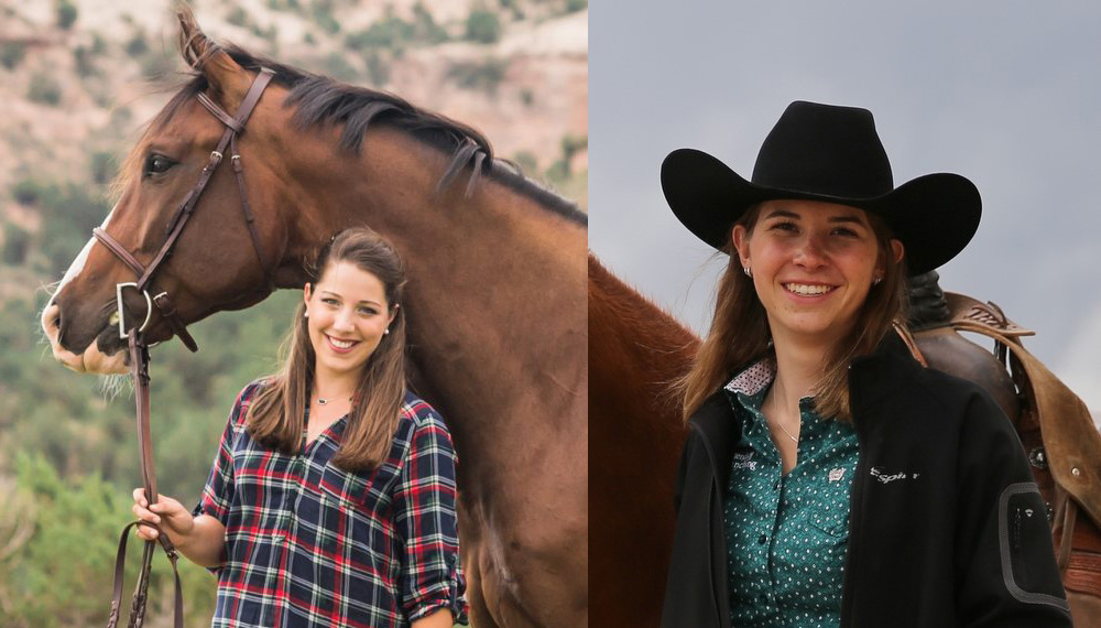 Cailin Caldwell (left) and Bailey Richards (right) of the ASPCA Right Horse program